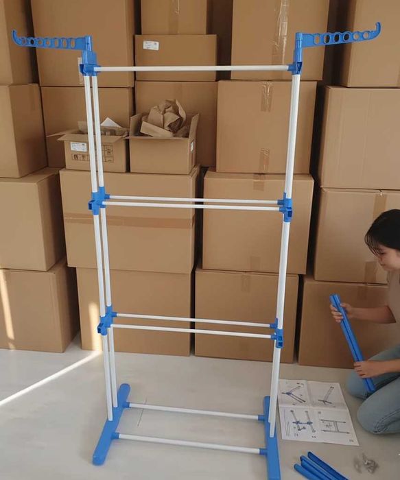 Сушарка для білизни, речей,одягу міцна вертикальна сушка, вішак ярусна