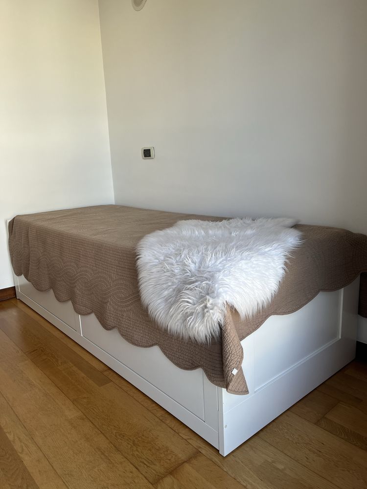 Cama modelo BRIMNES (Ikea) branco (individual ou dupla)