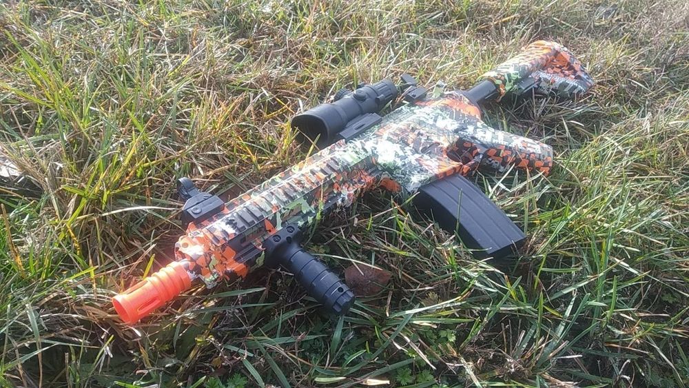 Автомат дитячий на орбізах НК416 приціл АКБ 7,4в орбизы