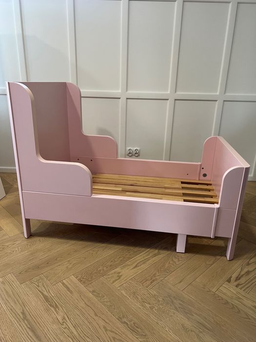 Różowe łóżko dla dziewczynki , rozsuwane rośnie razem z dzieckiem