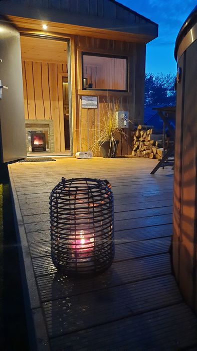 Domki do wynajęcia Kaszuby nad jeziorem Dobrogoszcz Balia Sauna Już od