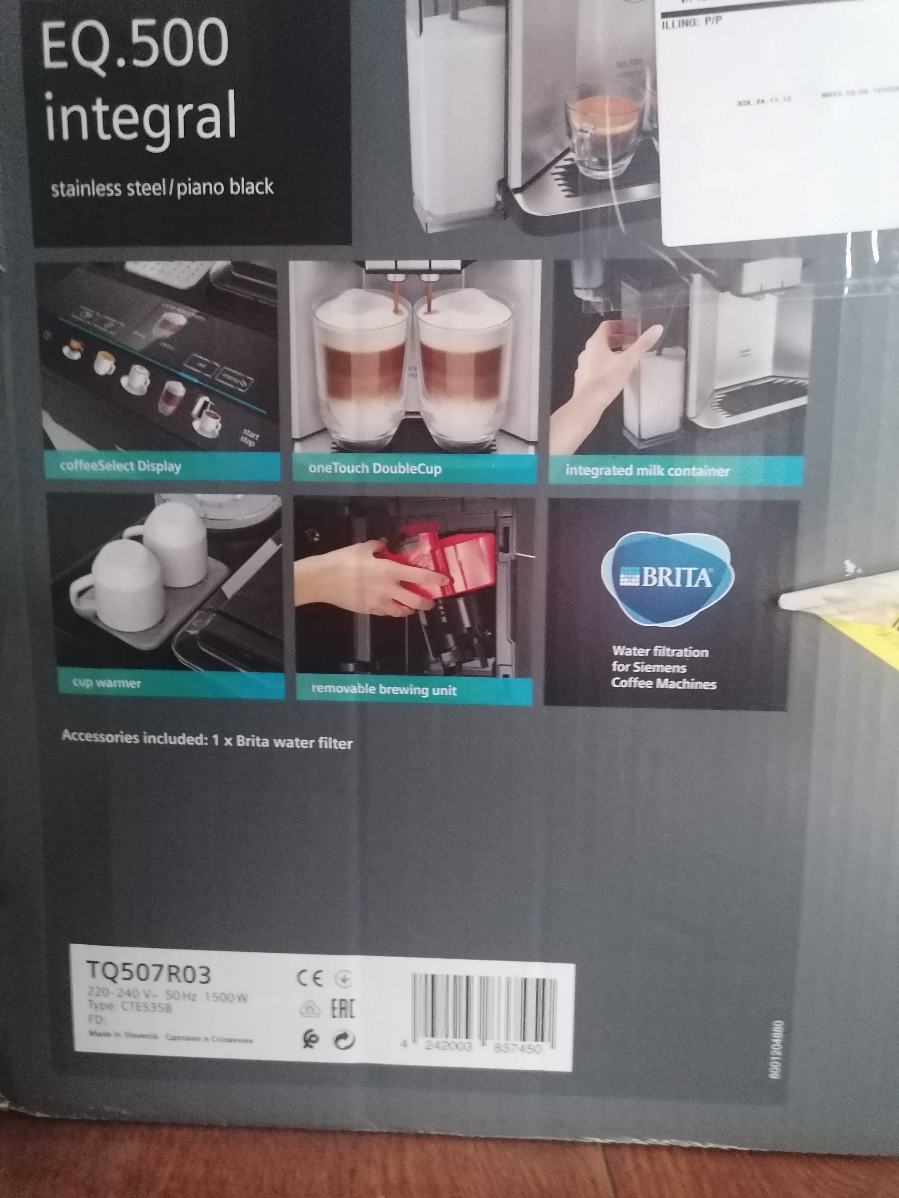 Ekspres Siemens EQ.500 TQ507R03 NOWY