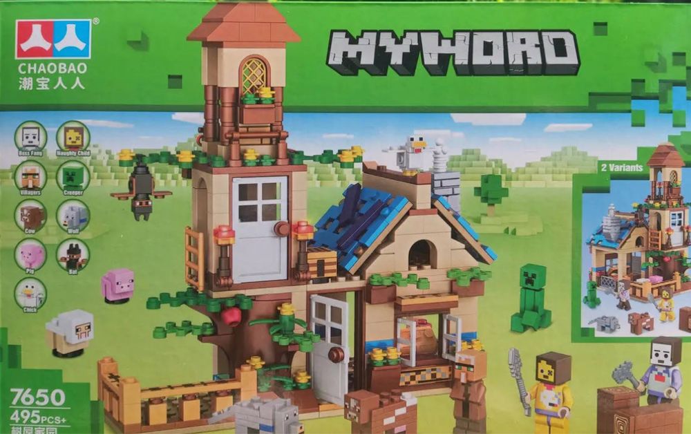 Конструктор Minecraft 7650 майнкрафт