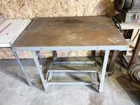 Stół metalowy falbanek garaż warsztat