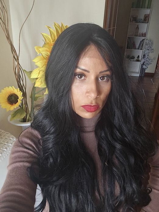 Full lace de fibra realista