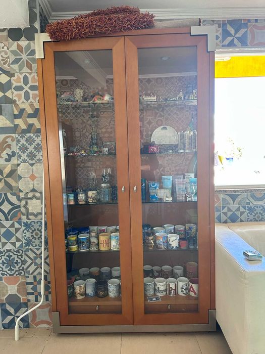 Conjunto 5 Moveis Sala Cerejeira
