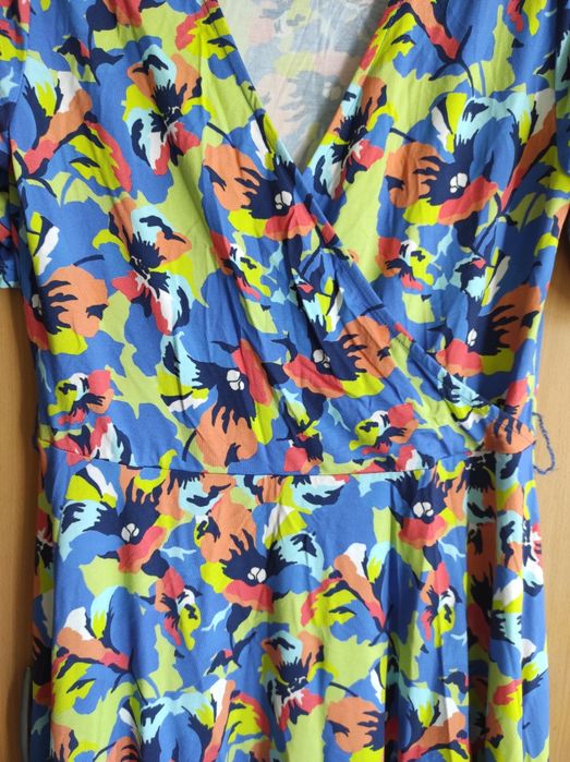 Sukienka z viskozy barwy łata rozmiar M/L