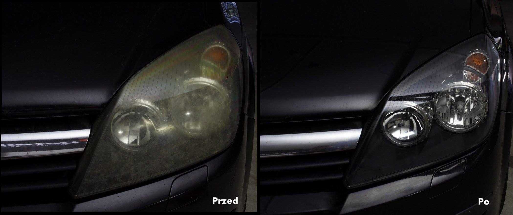 Regeneracja polerowanie reflektorów lamp samochodowych 90zl/kpl