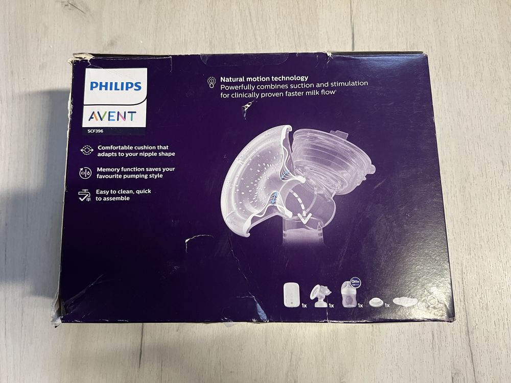 PHILIPS AVENT - laktator elektryczny z butelką Natural 125 ml