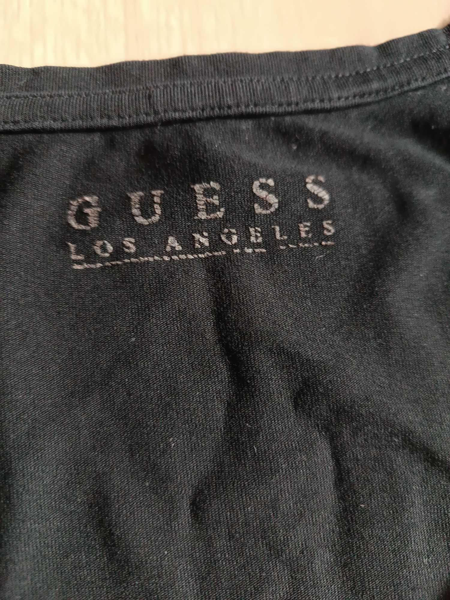 Guess koszulka t-shirt czarna damska S XXS