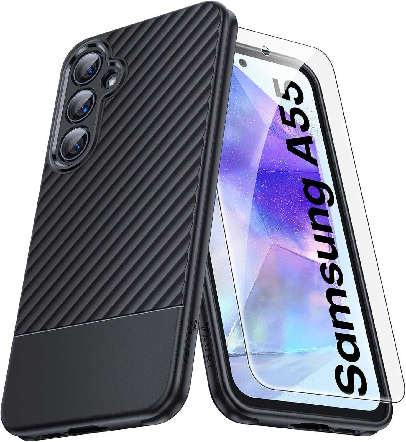 Tauri etui antypoślizgowe do Samsung Galaxy A55 5G 2x szkło hartowane