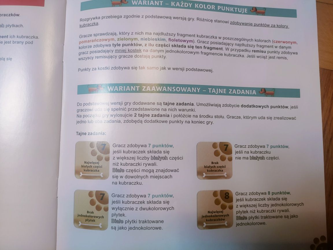 Jamniki gra planszowa