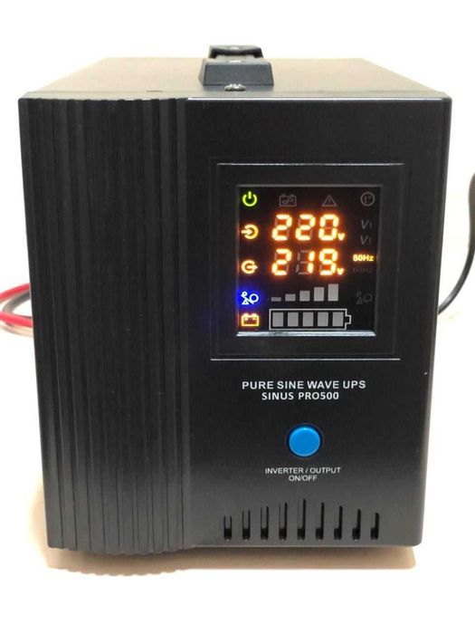 ДБЖ/инвертор 500W ДЛЯ КОТЛОВ с зарядкой чистый синус ИБП