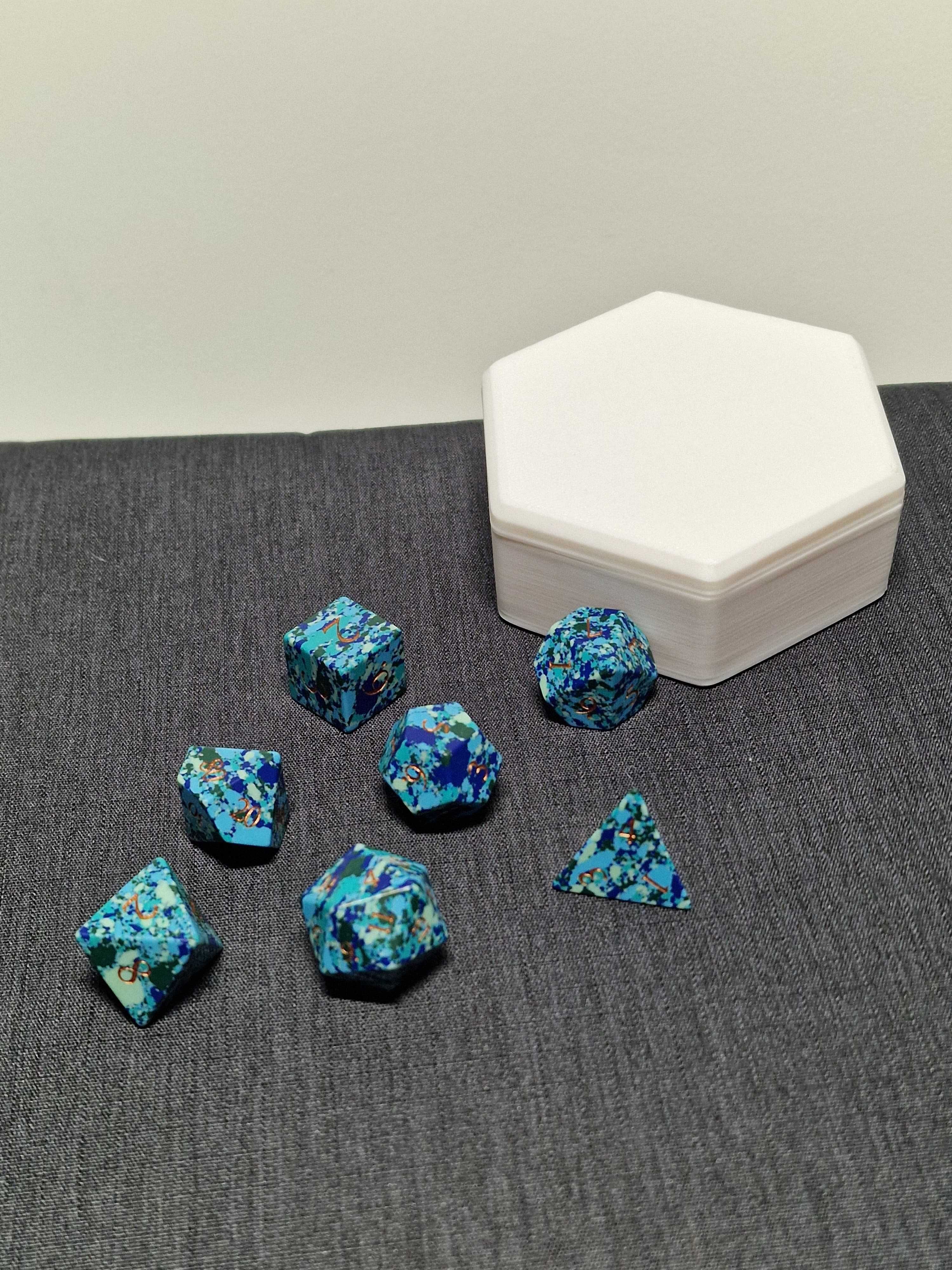 Conjunto de 7 Dados (Dice set)