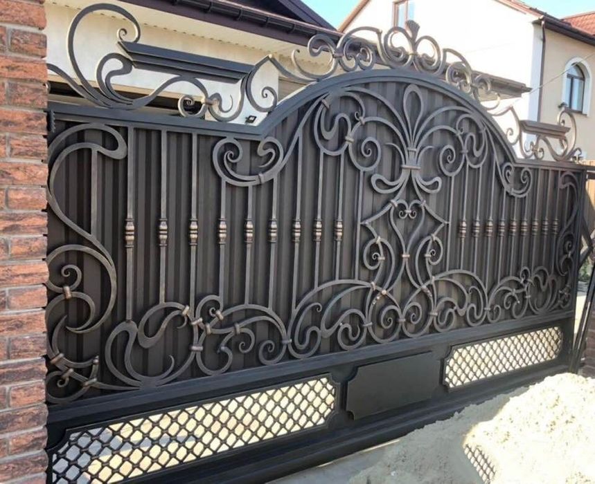 Ворота,брами, хвіртки, навіси, решітки,сходи,перила,паркани та інше