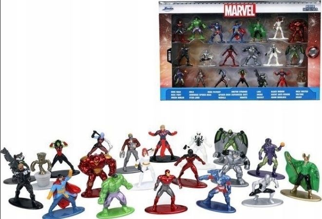 Marvel zestaw 20 metalowych figurek Seria 5