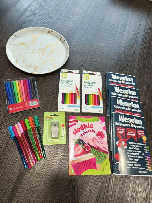 Ślub wesele - zestaw do kącika dziecięcego