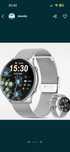 Smartwatch damski srebrny Sport spo2 tętno