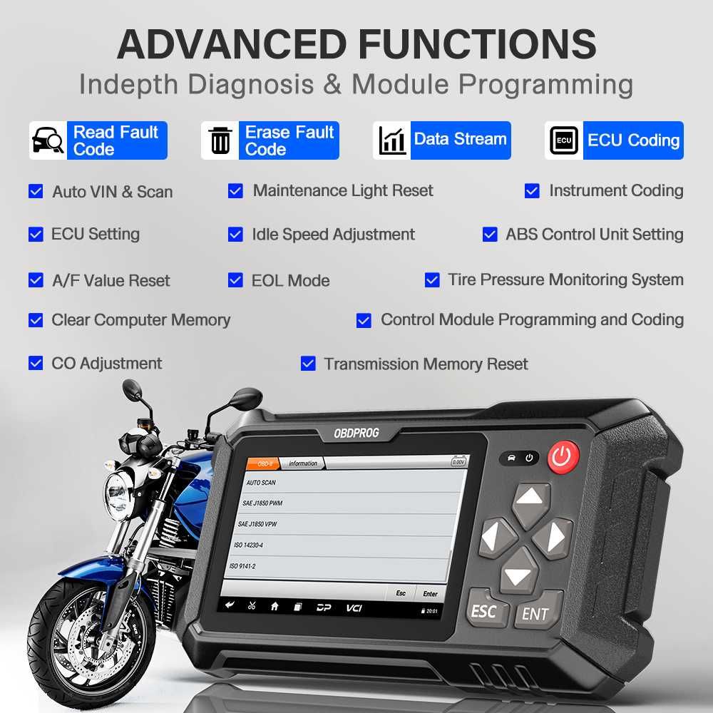 Máq. Diagnostico - Motociclos  BMW-Ducati-KTM- etc. Português