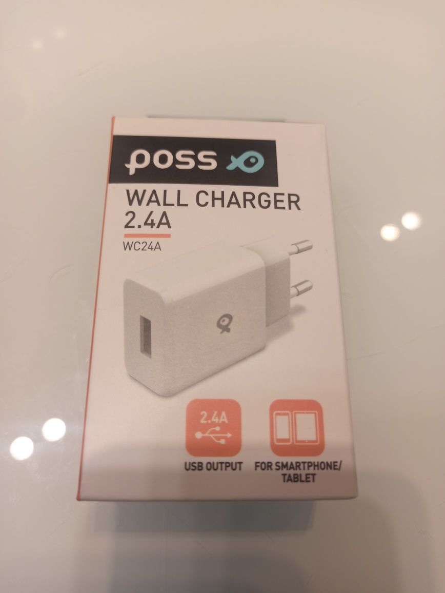 Ładowarka Poss 2.4A nowa
