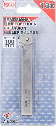 Szczelinomierze precyzyjne | 13 szt. BGS technic 3082 Measuring