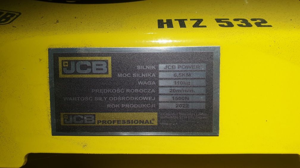 Zageszczarka gruntu jcb htz 532