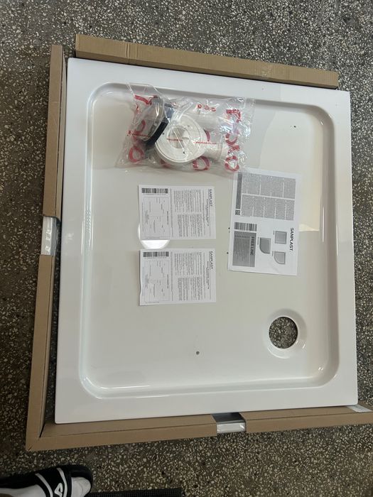 Brodzik łazienkowy Sanplast wymiary 80x90x5 plus obudowę brodzika