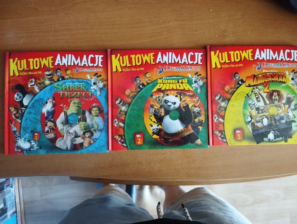 Trzy pierwsze tomy "Kultowych Animacji"