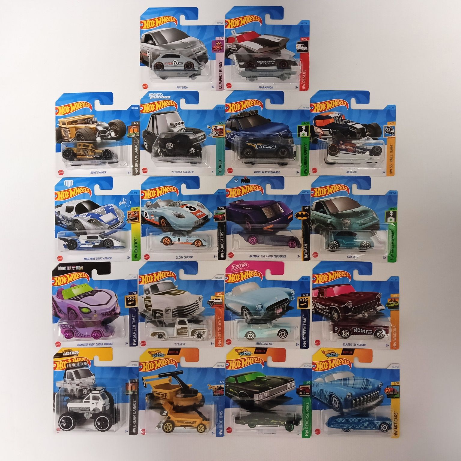 Hotwheels mainline, spec series