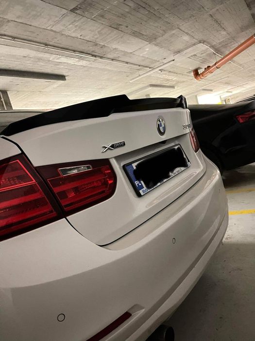Lotka, spoiler, dokładka klapy bagażnik. BMW f30