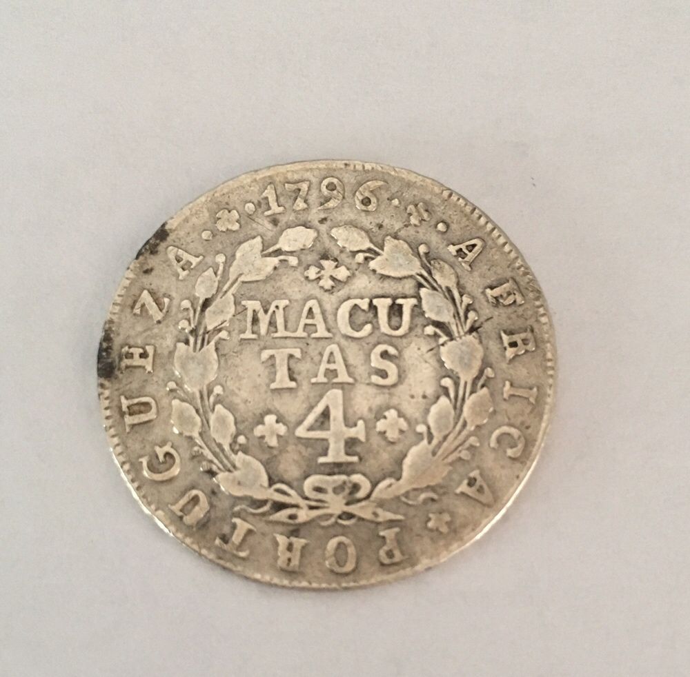 4 Macutas 1796 Prata