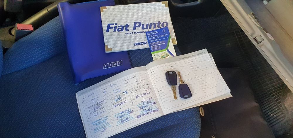 Fiat Punto Livro de Revisões até 160.00kms