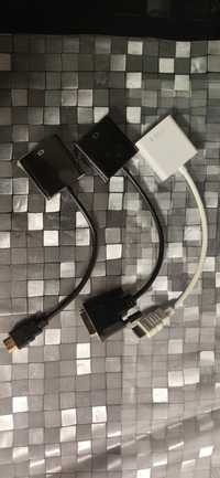 Адаптери Hdmi-VGA, DVI-VGA