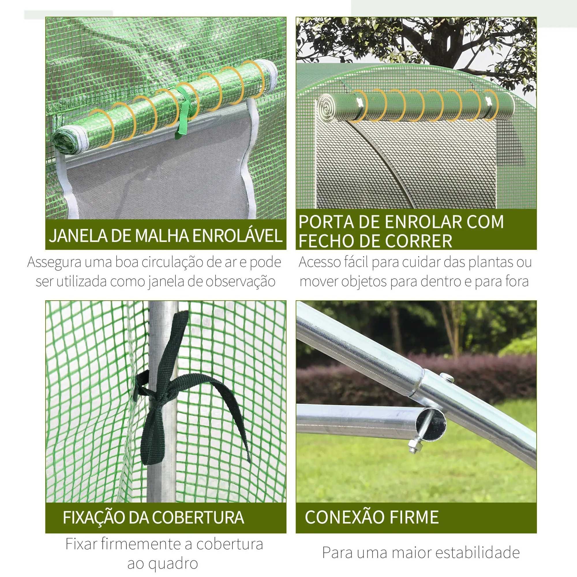 Estufa Tipo Túnel 4,5x3x2 m