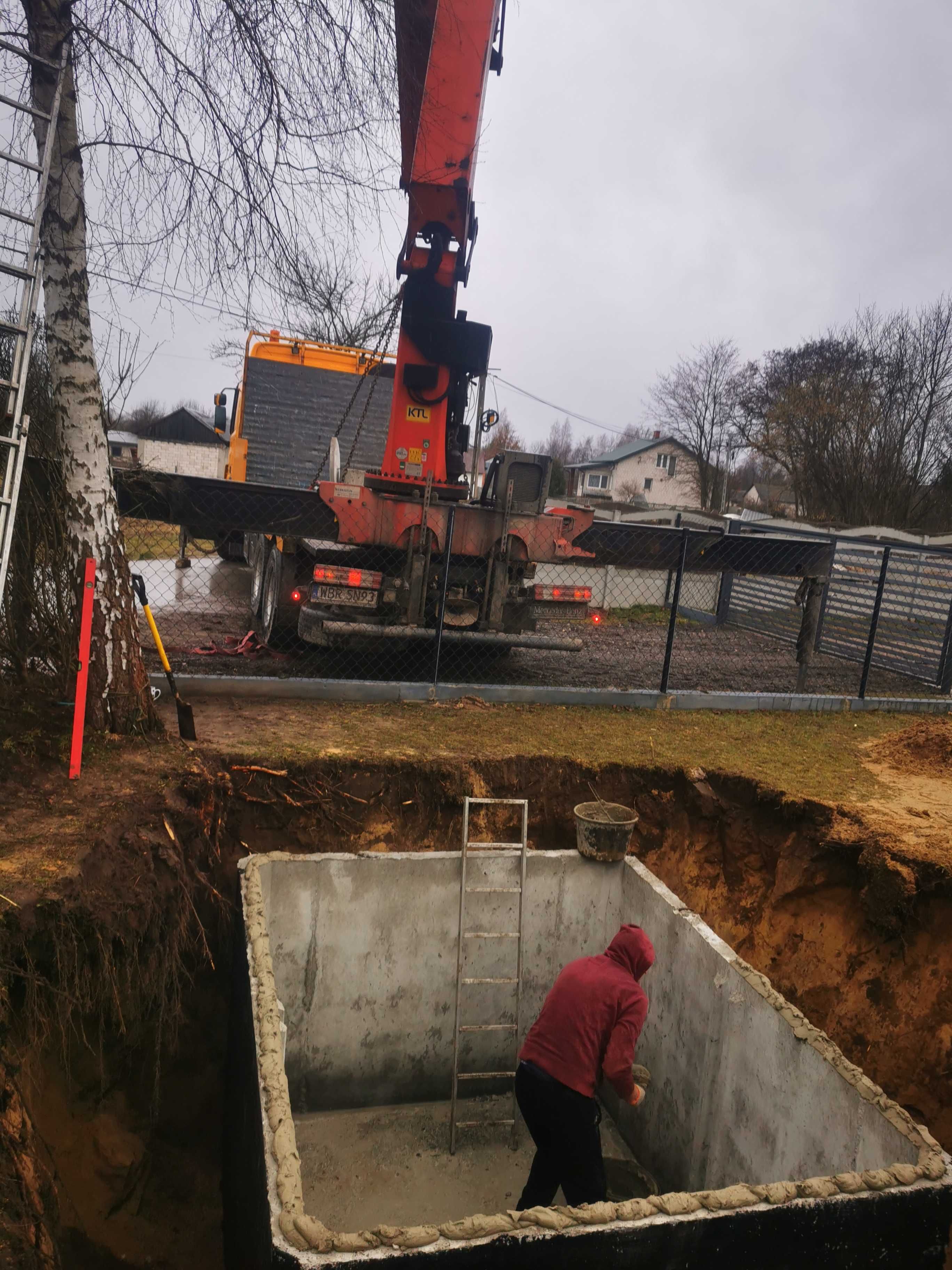Szambo 10m3 Różan/zbiorniki betonowe na deszczówkę/gnojowice/ścieki