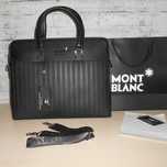 MONT BLANC Skorzana męska torba aktówka skóra, Niemcy 0216