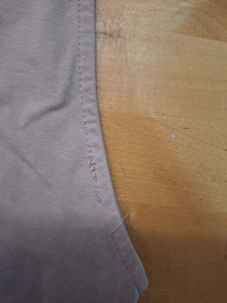 Top Zara bege escura