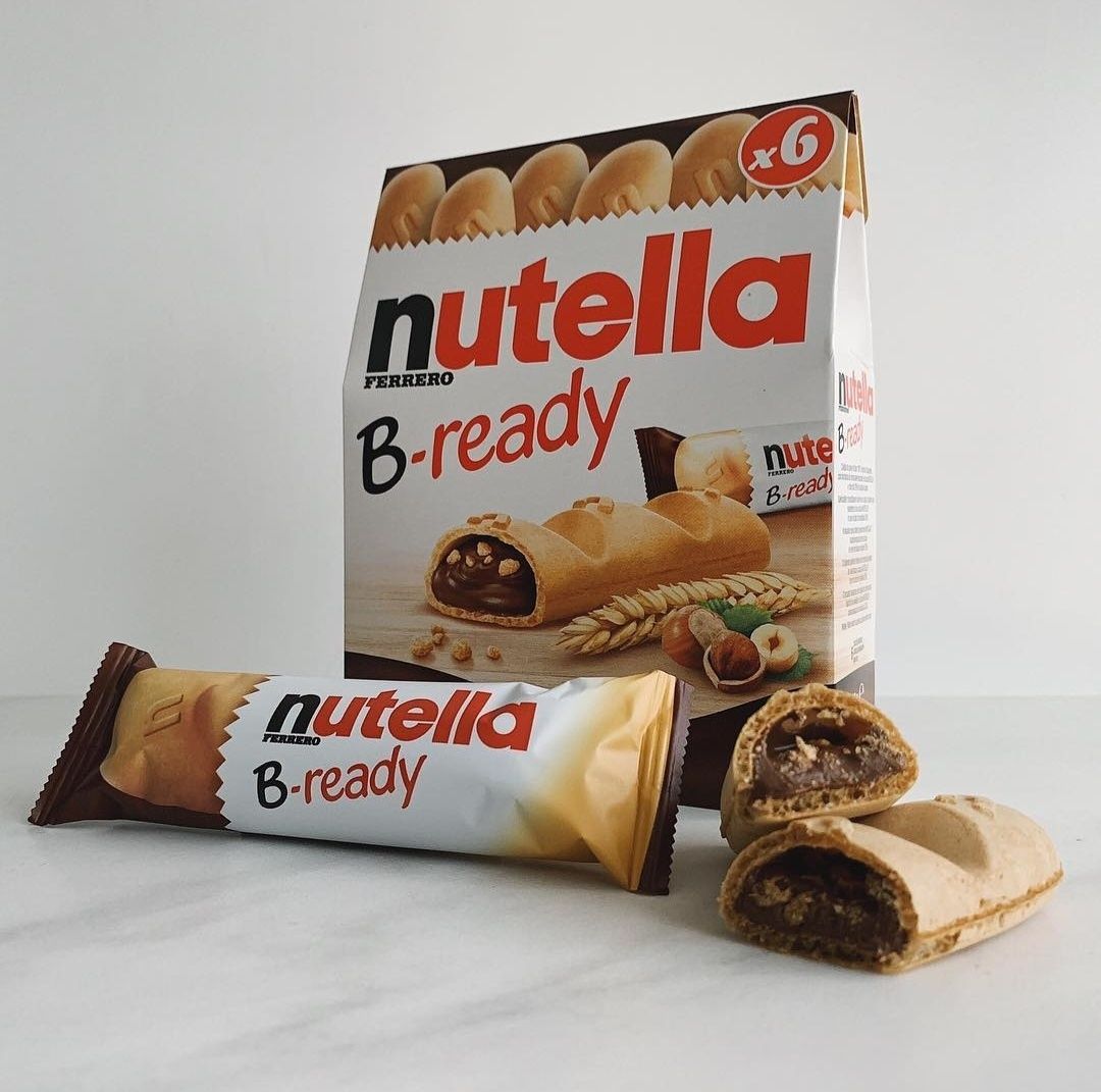 Nutella B-ready (Нутелла біреді) з шоколадно-горіховою пастою