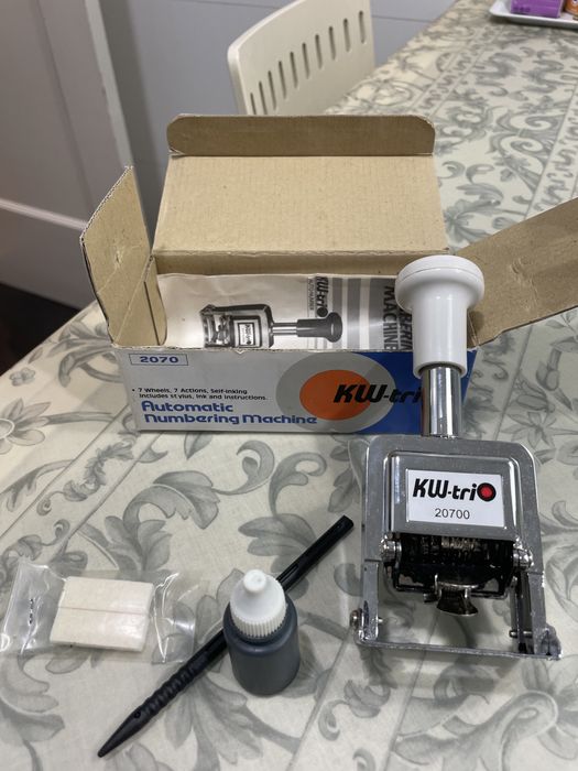 Carimbo de entrada - Datas