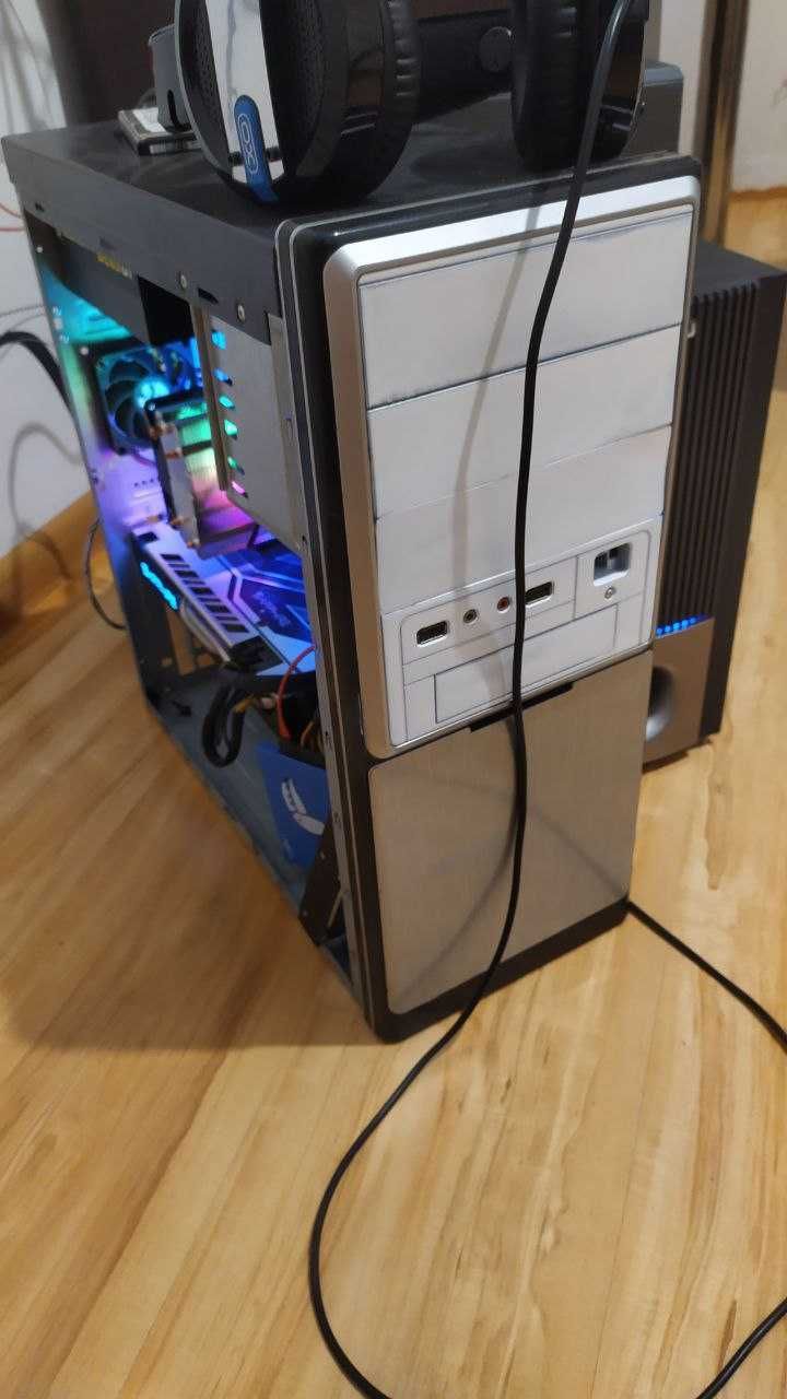 комп сетап, i5370 16gb rx580, монитор, устройства ввода