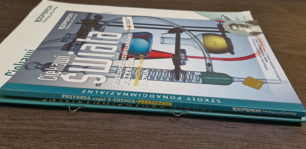 Chemia 2, Ciekawi Świata, podręcznik +książka nauczyciela, OPERON_NOWE