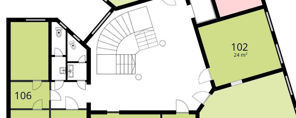 Lokal biurowo-usługowy I piętro jasny, Kościuszki, Salwator 24metry