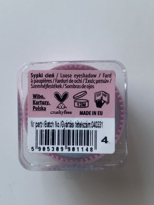 Sypki cien niebieski