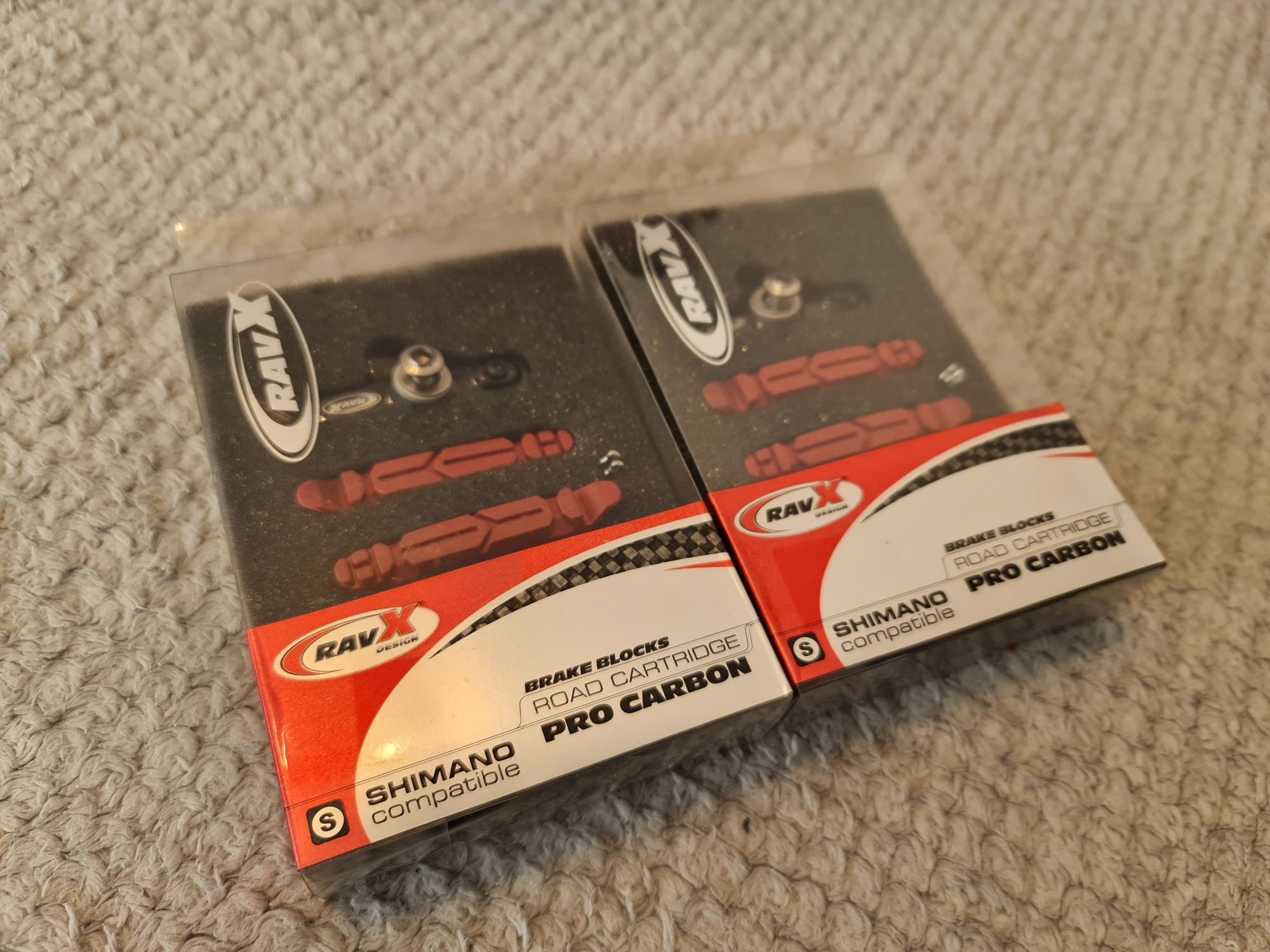 Klocki szosowe Rav X Shimano carbon/aluminium