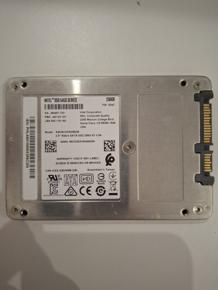 SSD Intel 545s 256GB