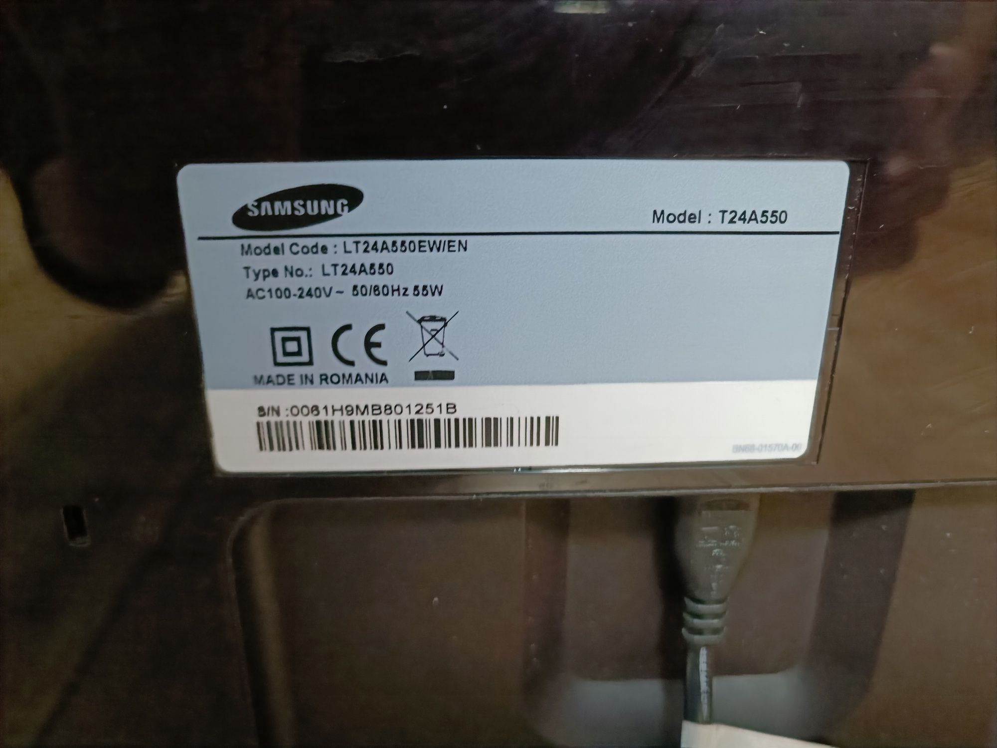 Monitor Samsung SyncMaster T24A550 (LT24A550EW/EN)