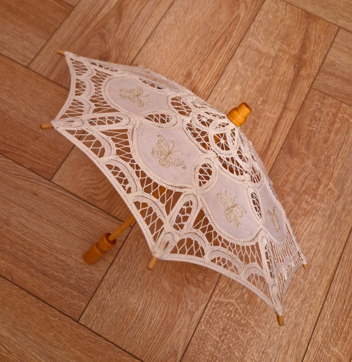Parasolka ślubna retro