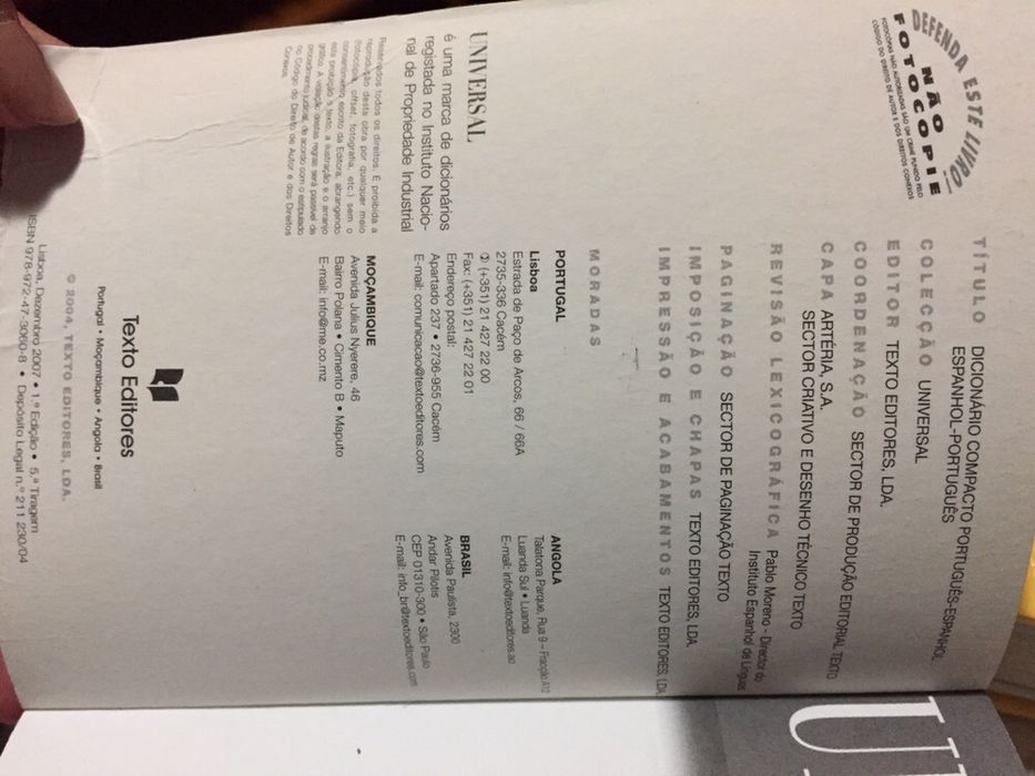 Dicionário Português-Espanhol