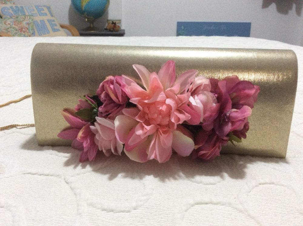 Mala / Bolsa com flores