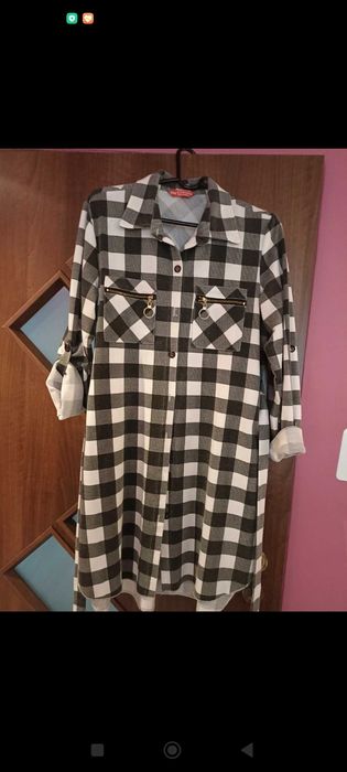 Bluzka tunika z paskiem